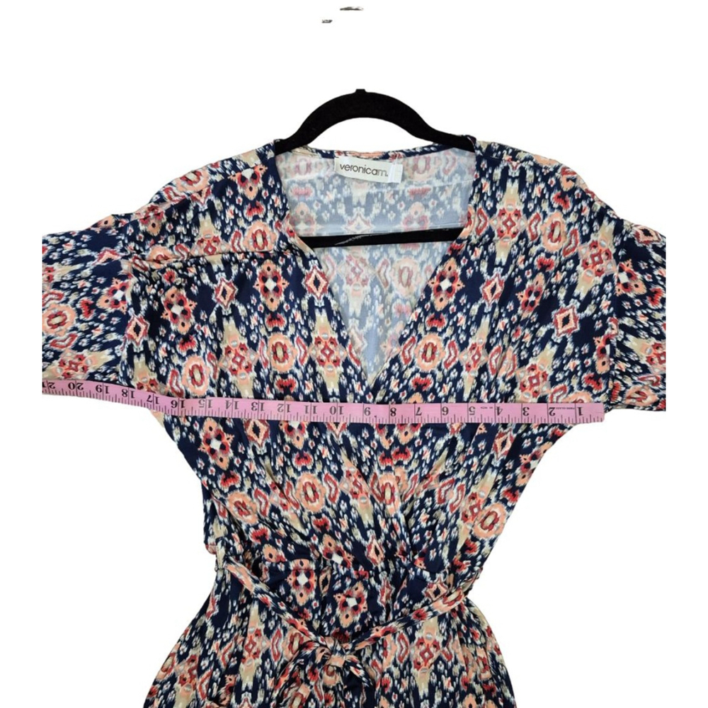 Veronicam Romper Size S Blue Red - Picture 6 of 9
